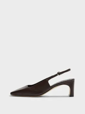 Eliza Leather Slingback Pumps