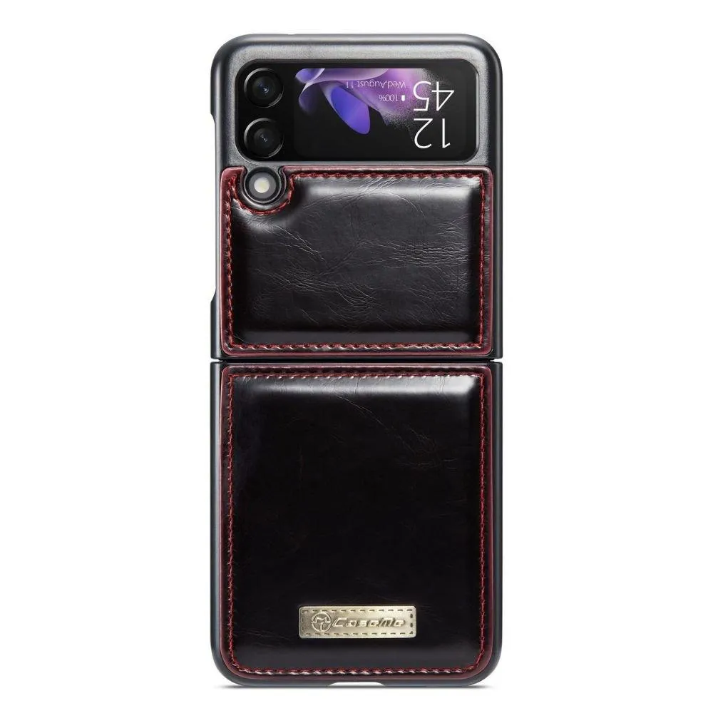 Erexi Luxury Leather Wallet Case For Samsung Galaxy Z Flip 3