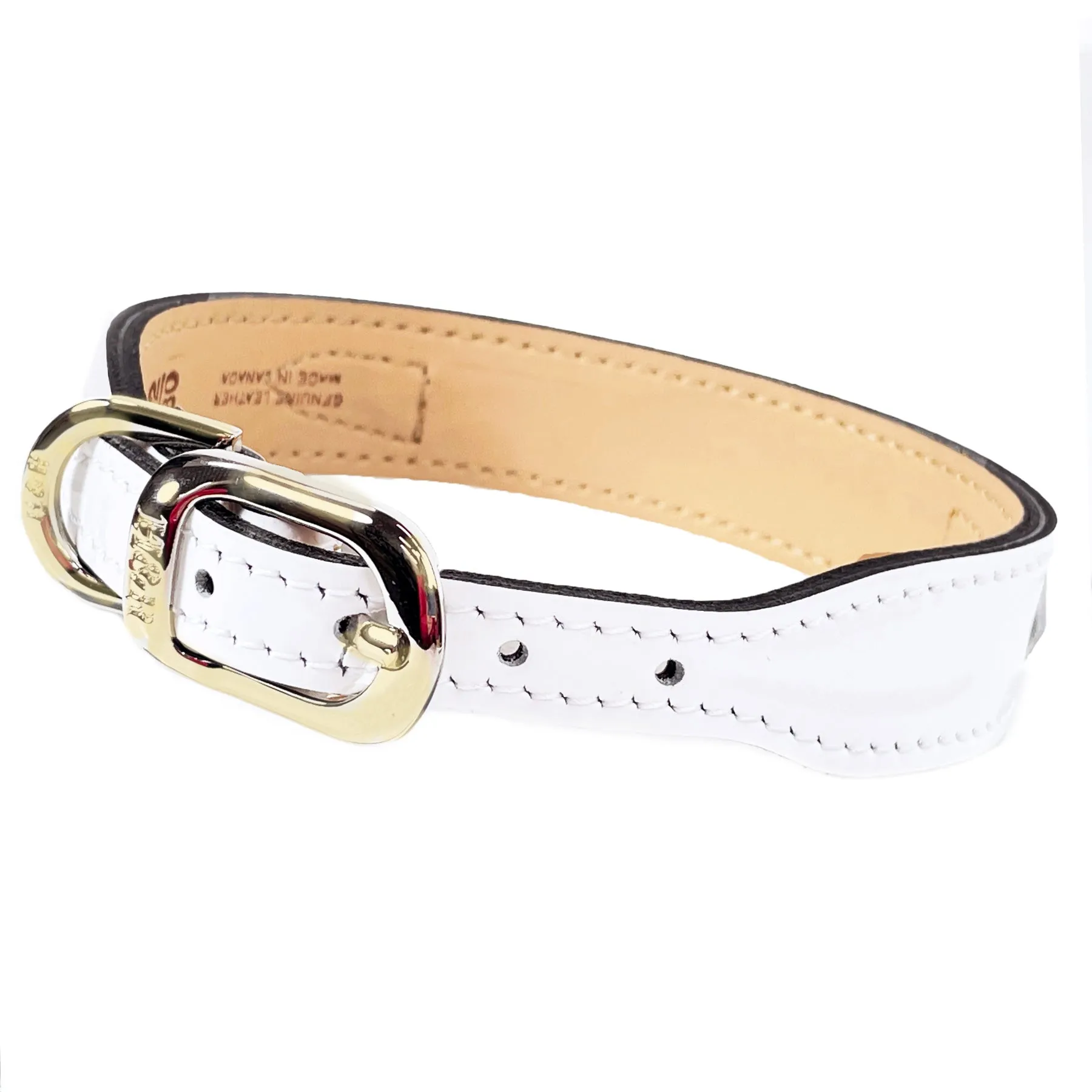 Estate Dog Collar in White & Gold