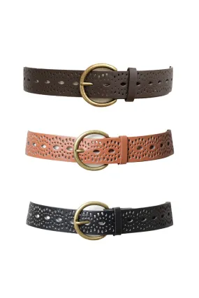 Eyelet Boho Belt