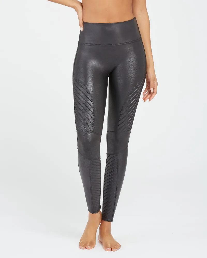 Faux Leather Moto Leggings