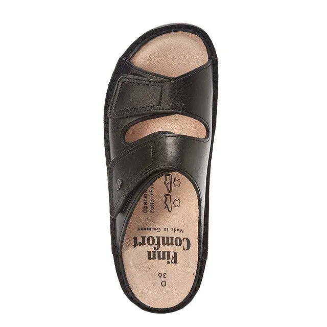 Finn Comfort Jamaica Sandal Black Nappa Leather (Women's)