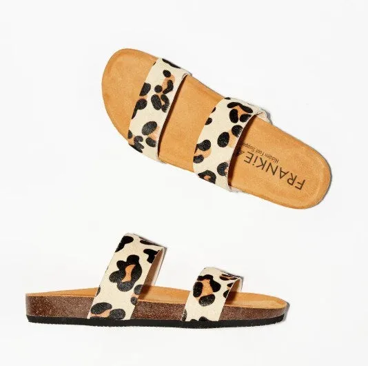 FRANKiE4 Maria Sandals Cream Leopard