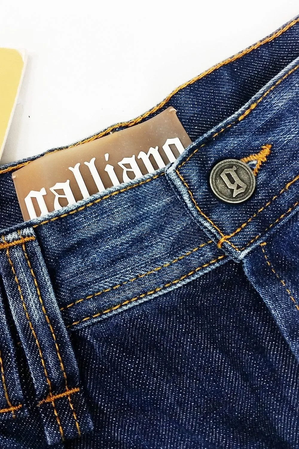 GALLIANO BY JOHN GALLIANO Denim Bermuda Pants (29)