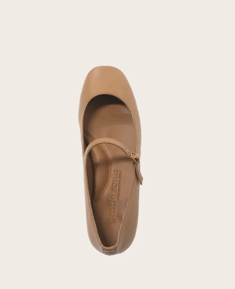 GENTLE SOULS - Wynona Leather Mary Jane Ballet Flat