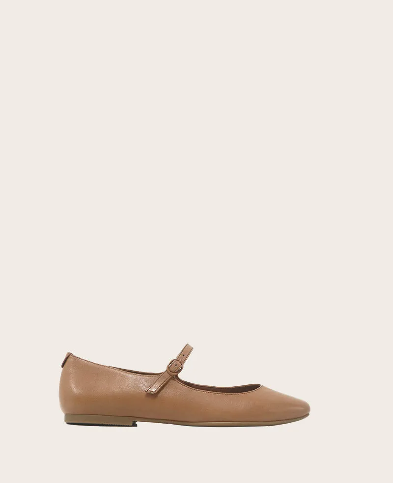 GENTLE SOULS - Wynona Leather Mary Jane Ballet Flat