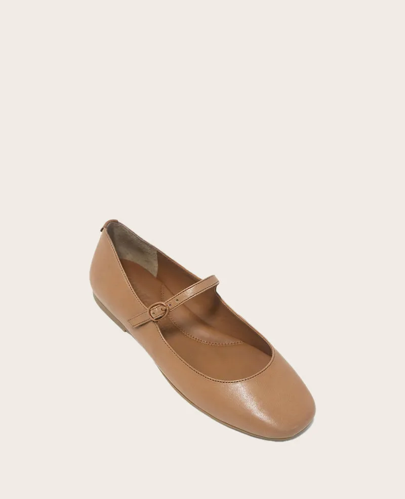 GENTLE SOULS - Wynona Leather Mary Jane Ballet Flat