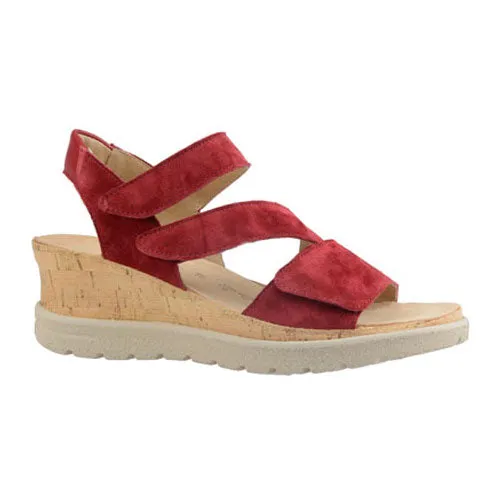 Hartjes Graz Wedge Sandal Red (Women's)