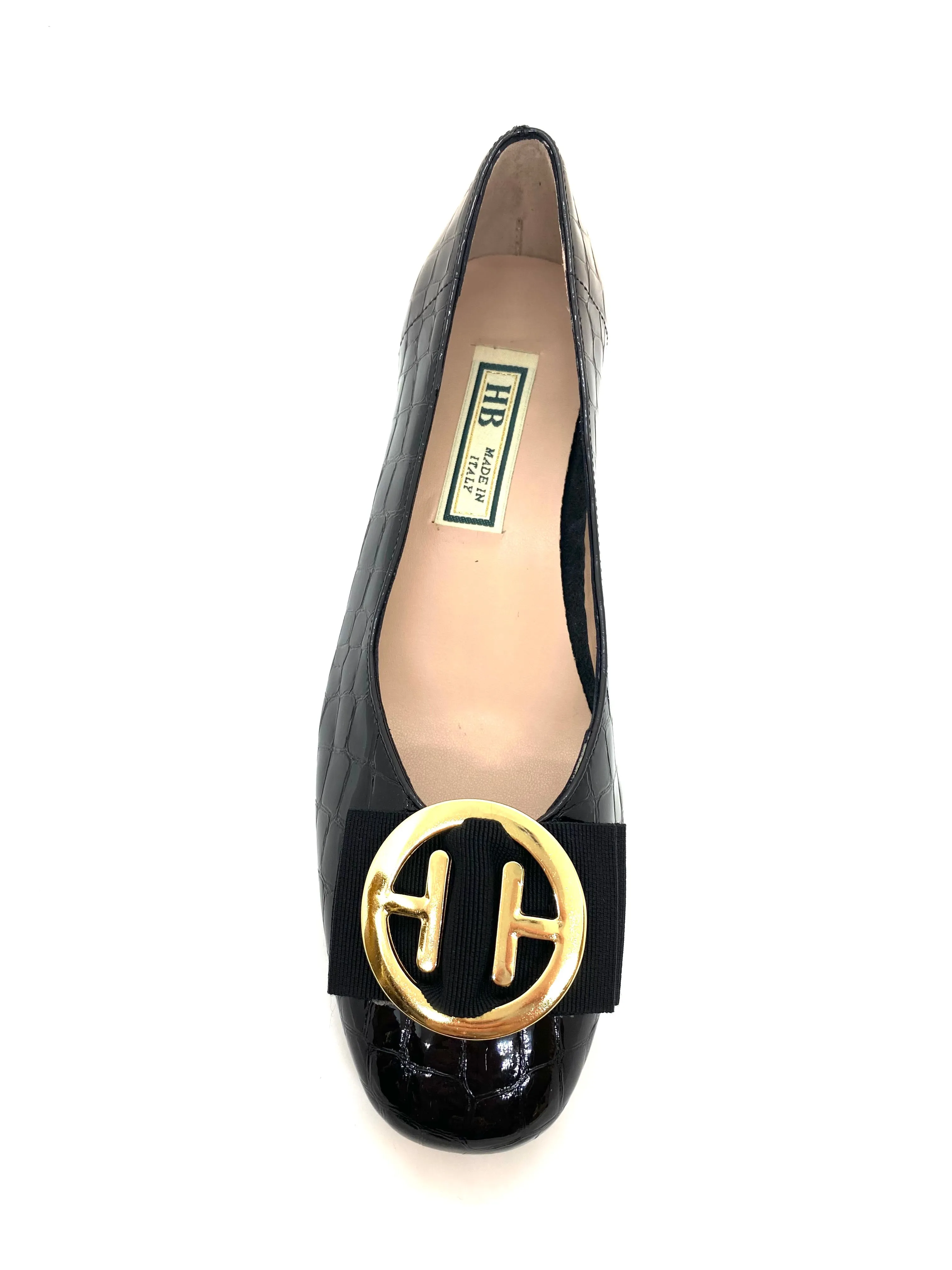 HB Shoes June Ladies Circle Trim Pump