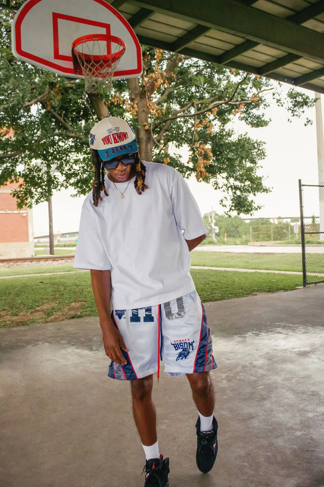 Howard University Satin Shorts