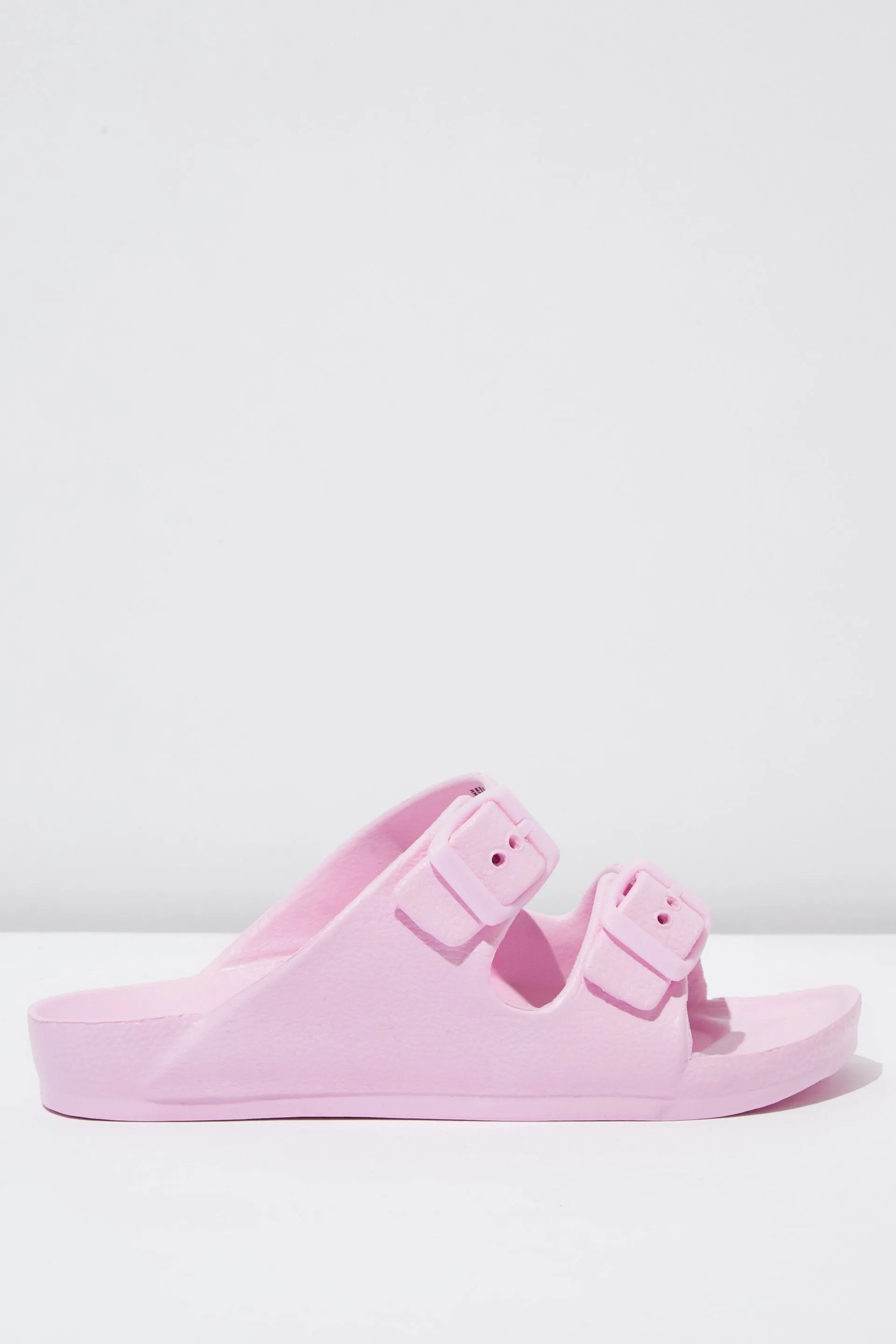 Kids Twin Strap Slide - Pink Lavendar