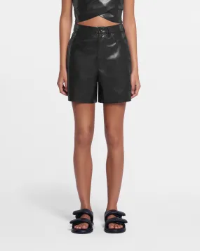 Leana - Sale Okobor™ Alt-Leather Shorts - Black