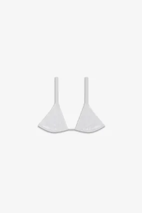 Leather Bra | Pearl