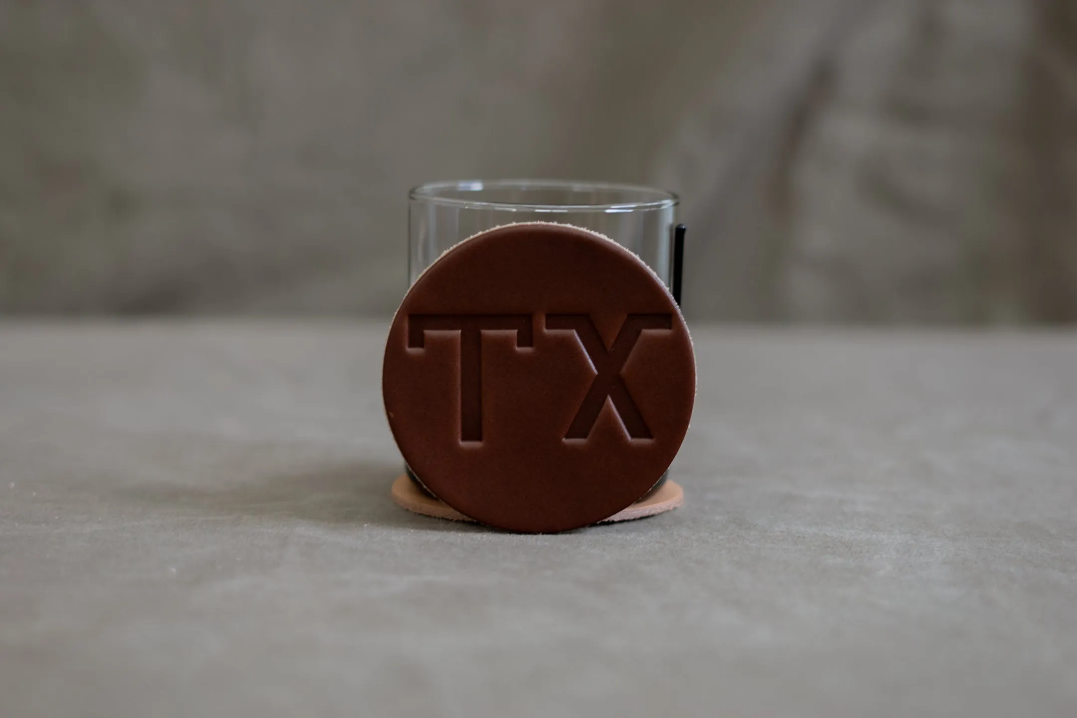 Leather Coaster | TX | Manready Mercantile