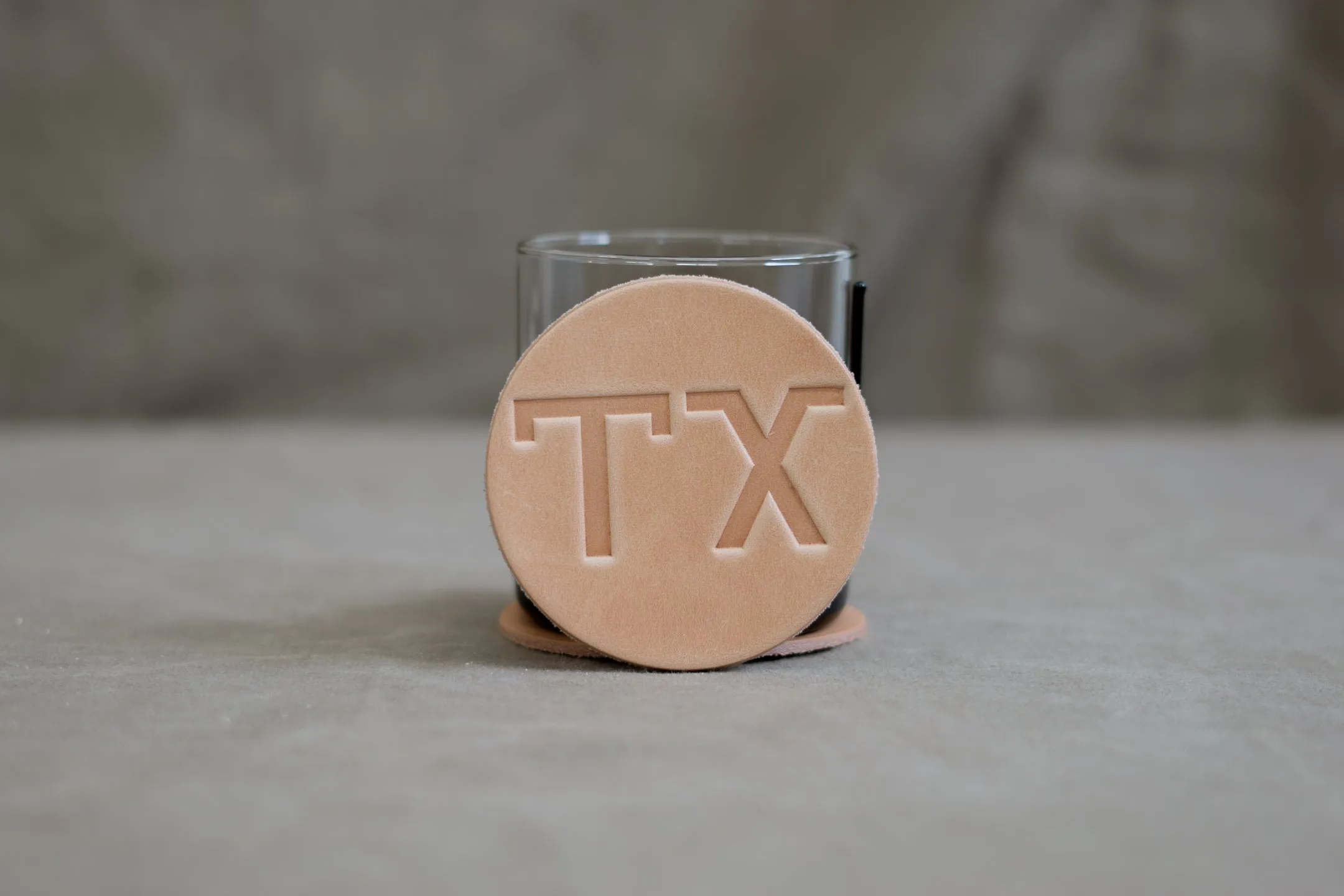 Leather Coaster | TX | Manready Mercantile