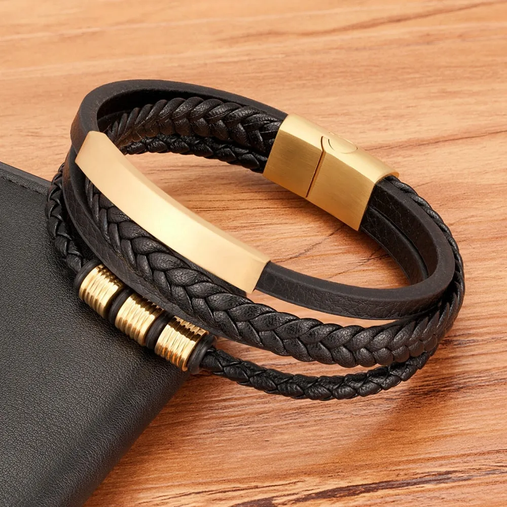 Leather Layers Bracelet