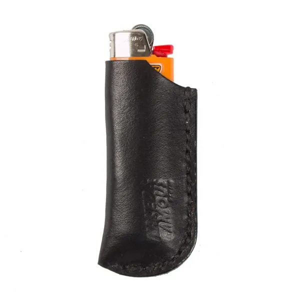 Lighter Case - Bovine Leather - Black