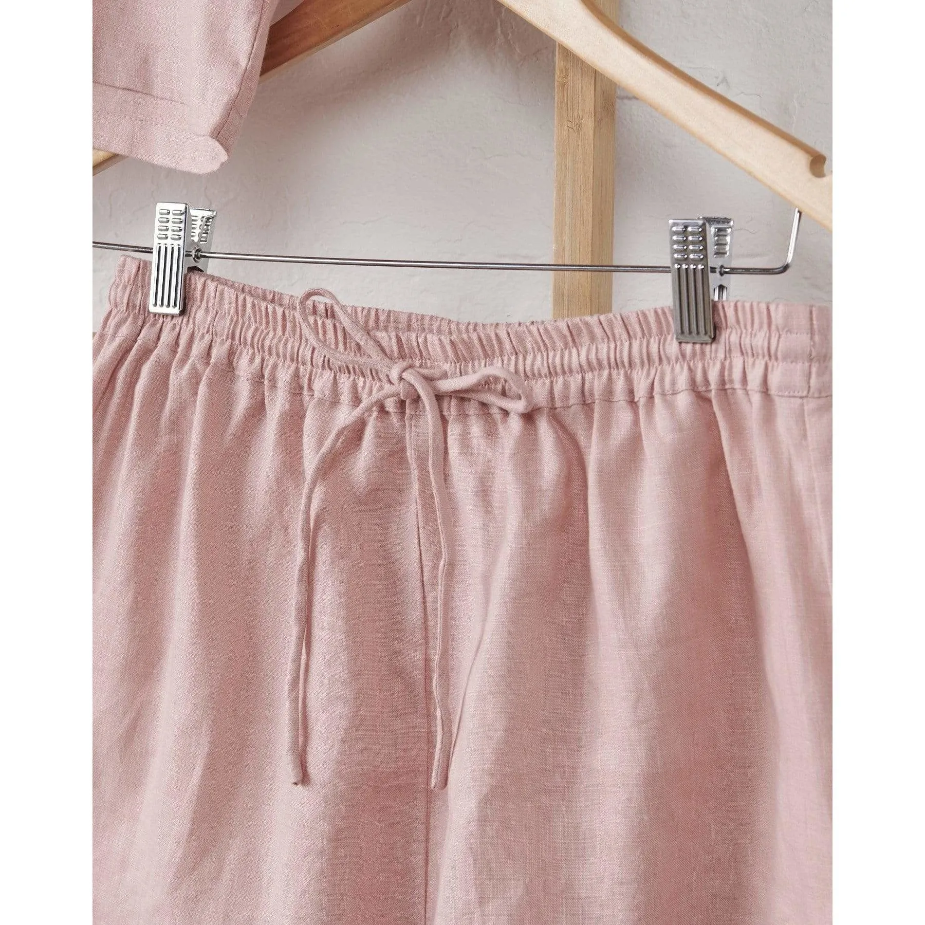 Linen Shorts  - Pink | Jade and May