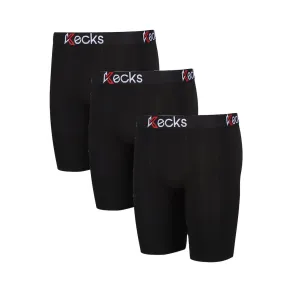 Mens Black Multipack Boxer Shorts