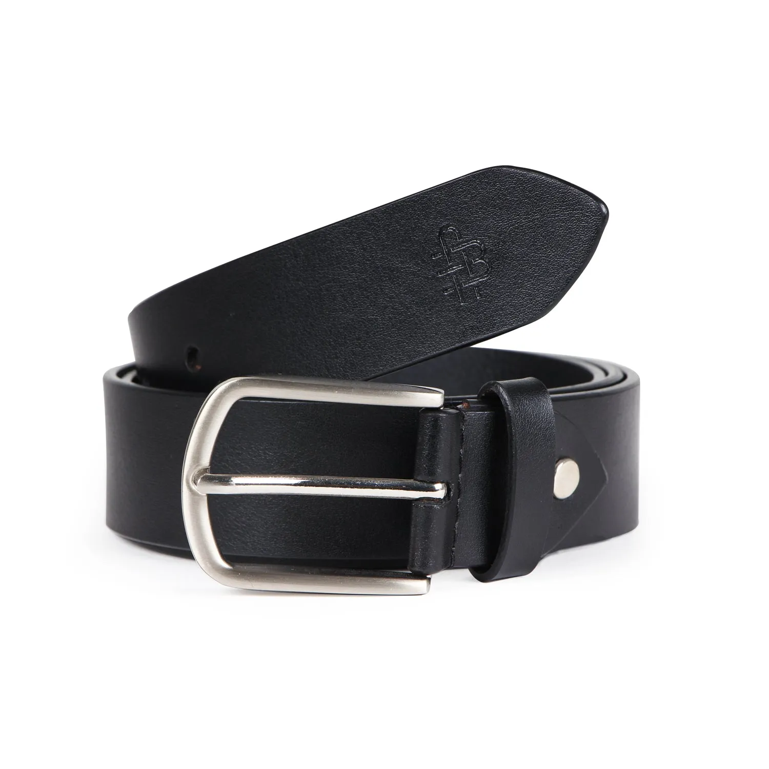 Men's Luxury Black Pure Leather Belt