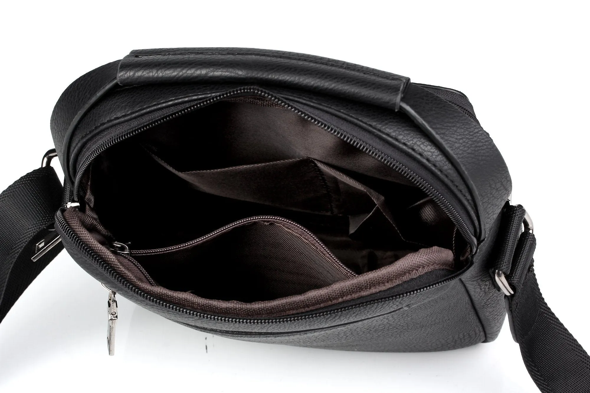 Men’s Travel Shoulder Bag - Black (18062)