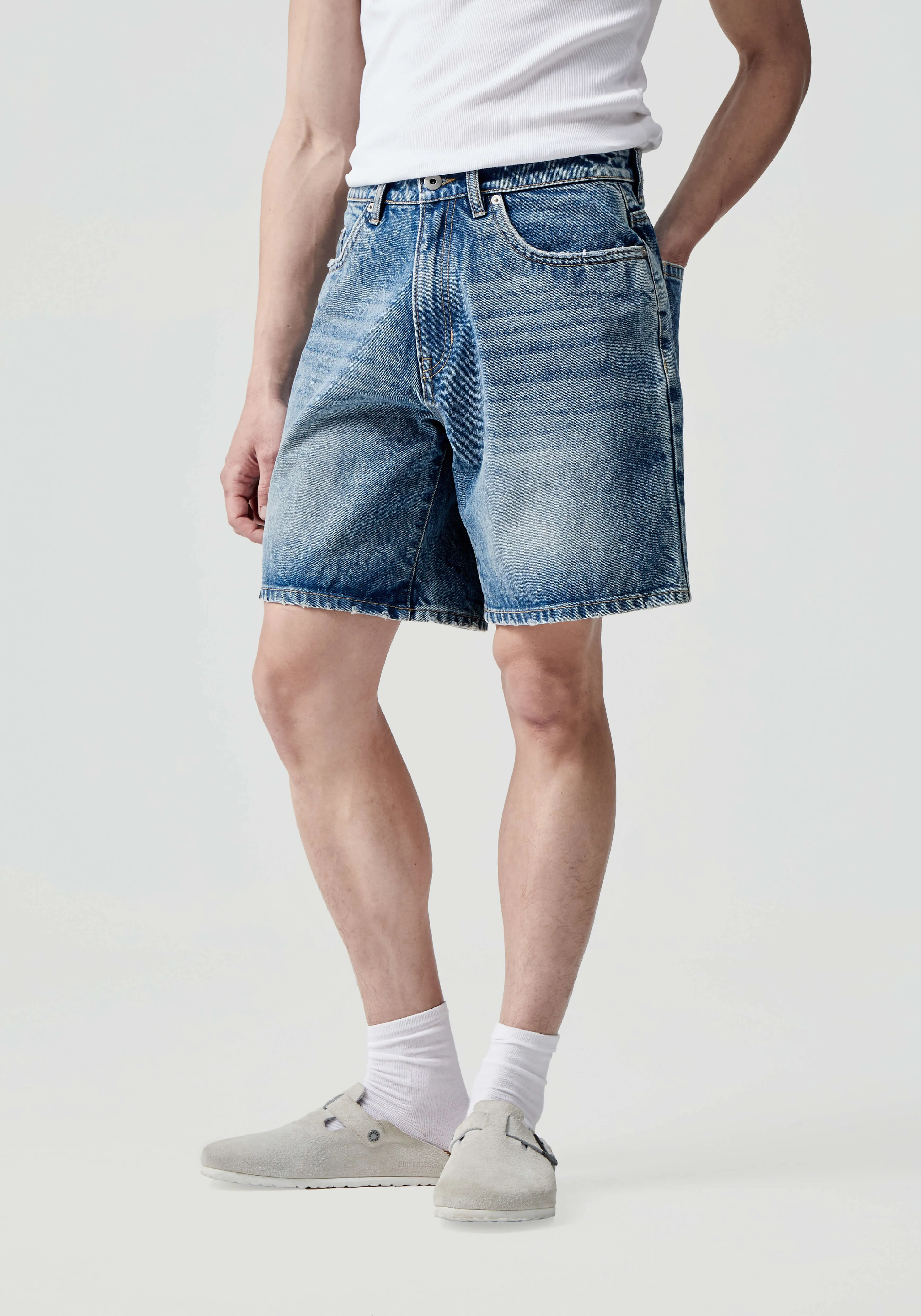 MKI 16OZ DENIM SHORTS