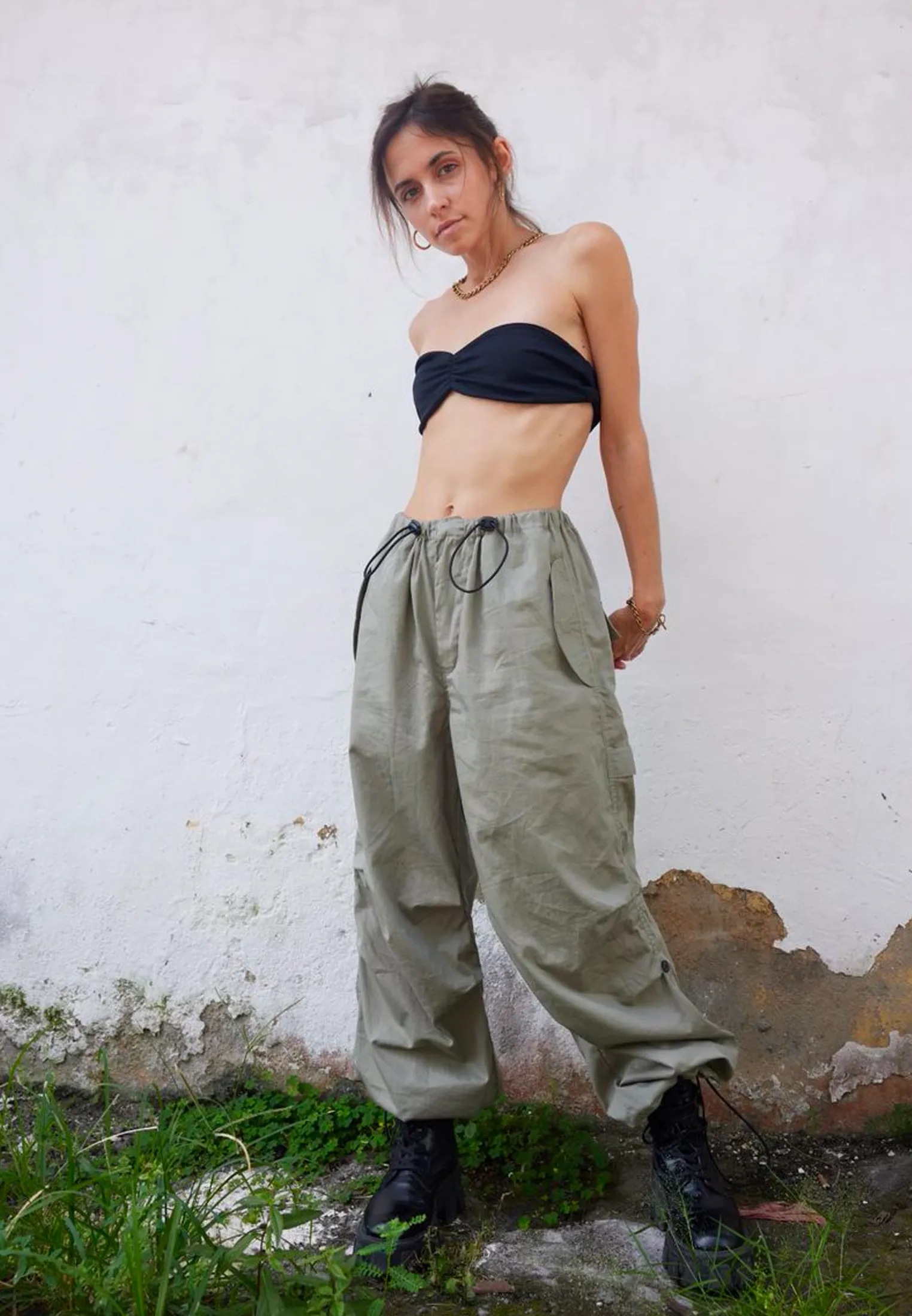 PARACHUTE PANTS KHAKI