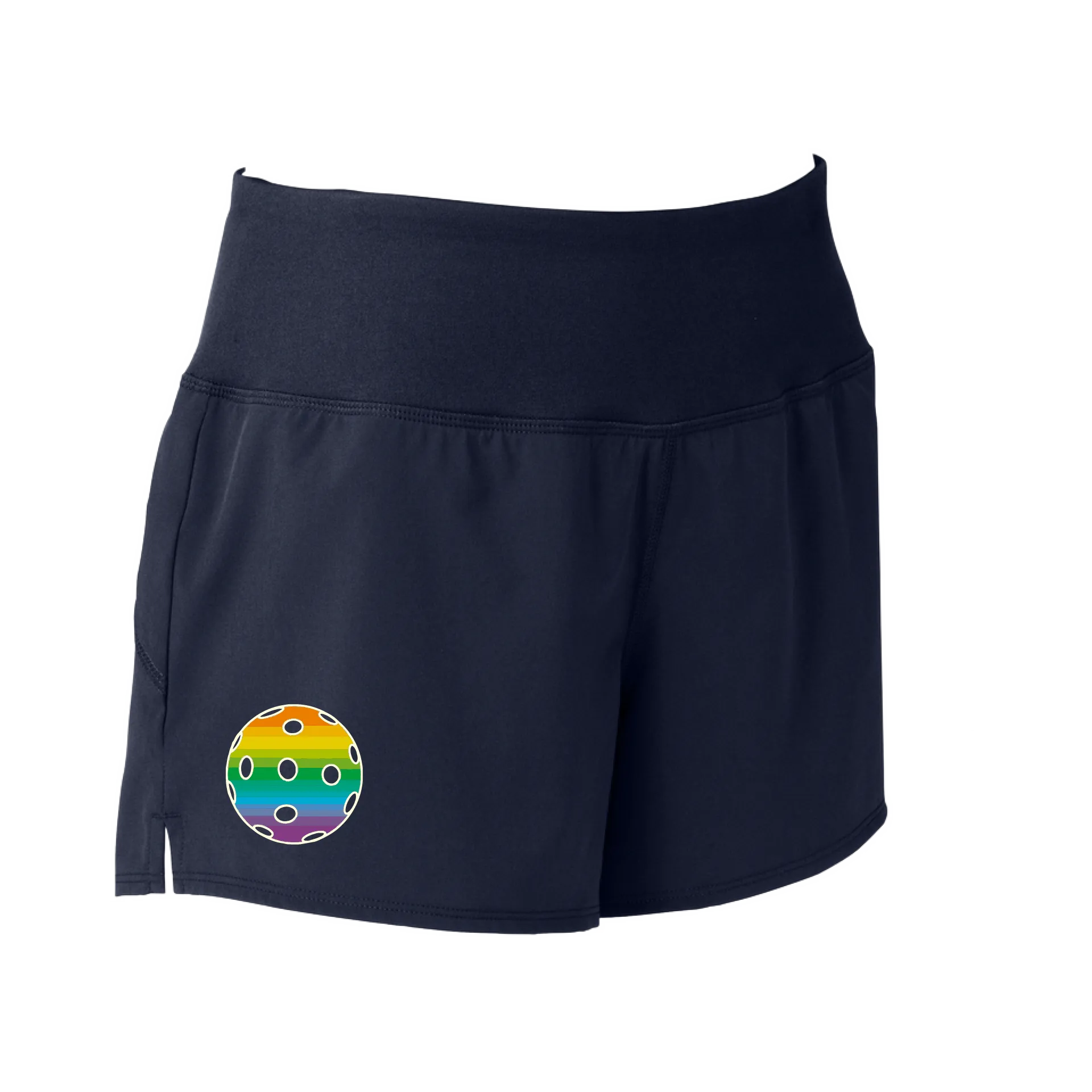 Pickleball Customizable (Colors Yellow, White, Purple, Rainbow, Red) | Women's Pickleball Shorts