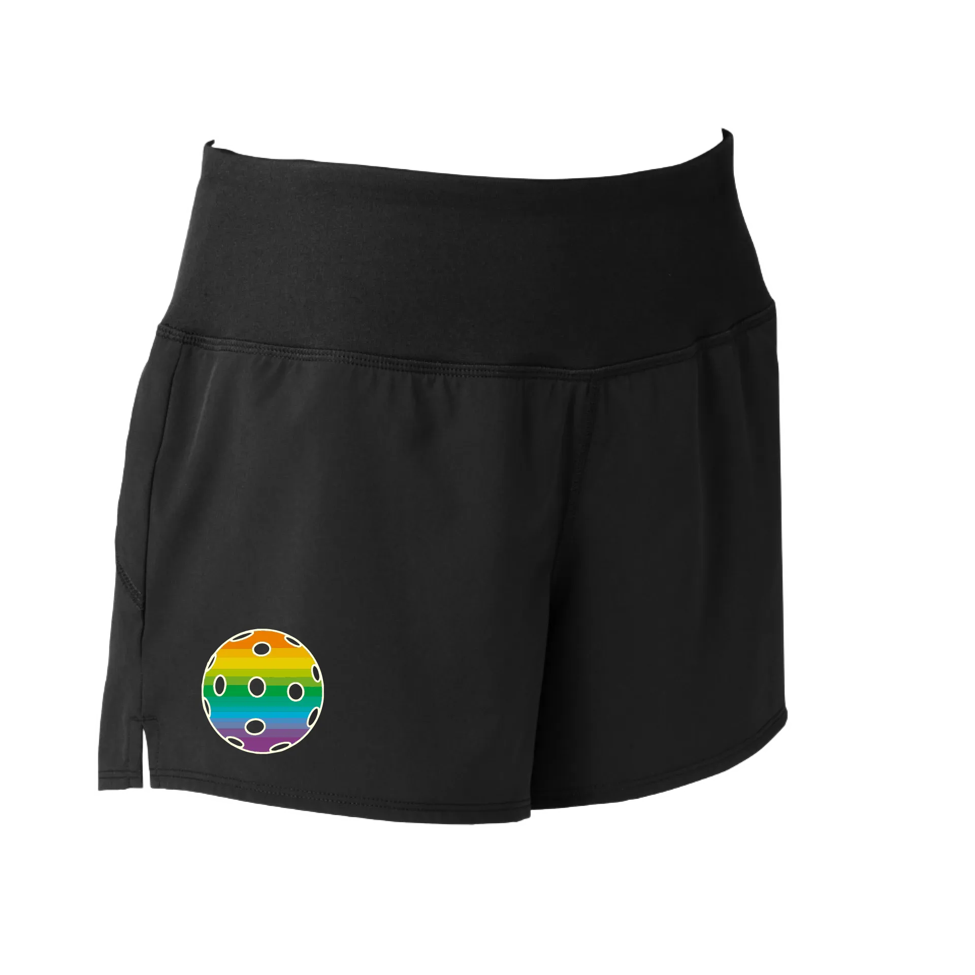 Pickleball Customizable (Colors Yellow, White, Purple, Rainbow, Red) | Women's Pickleball Shorts