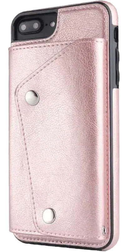 Pink Vegan Leather | Wallet Case