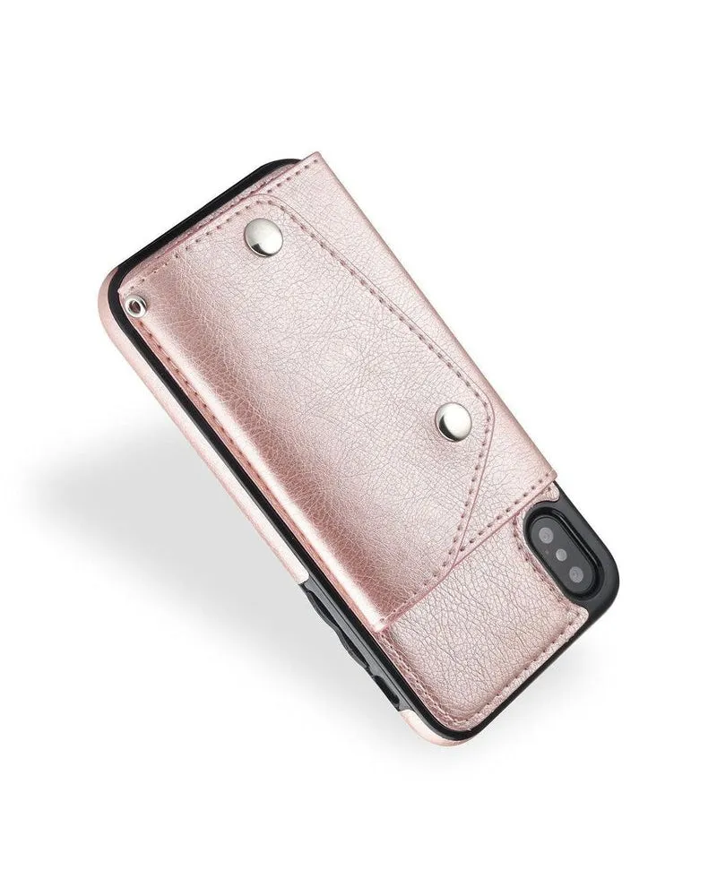 Pink Vegan Leather | Wallet Case