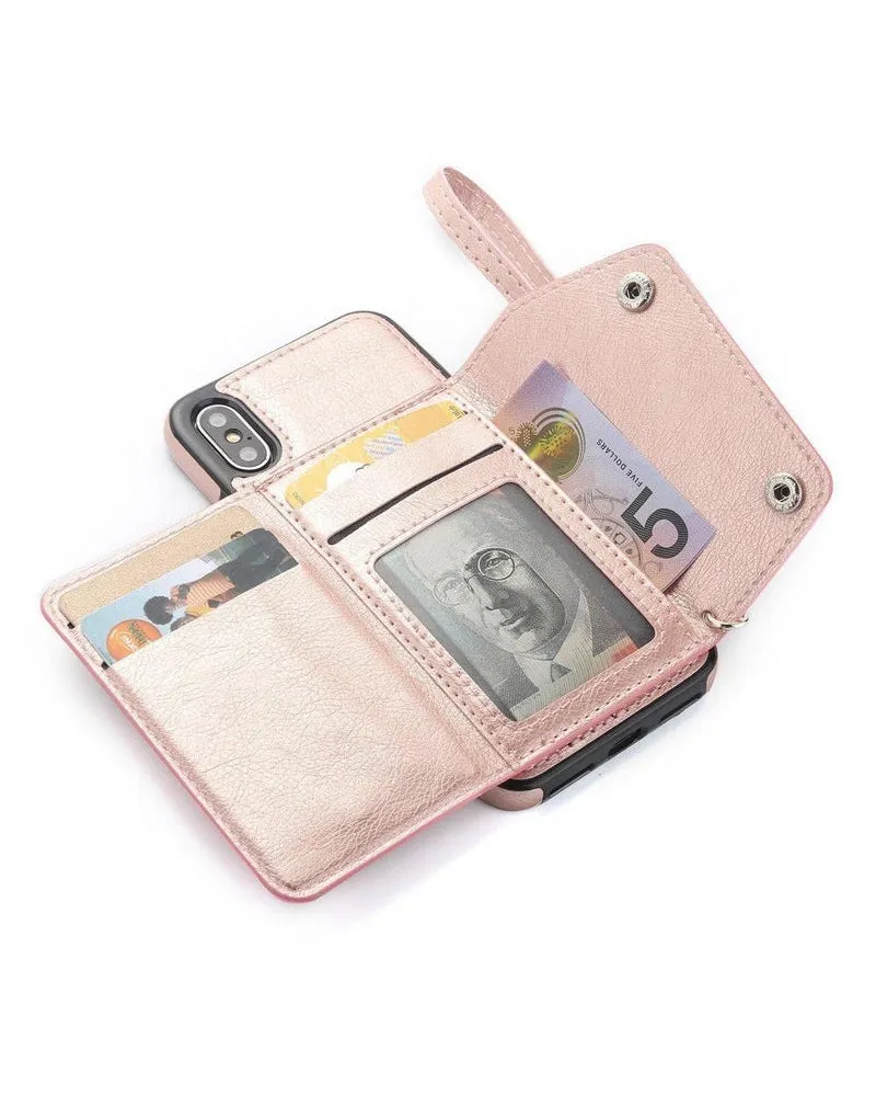 Pink Vegan Leather | Wallet Case