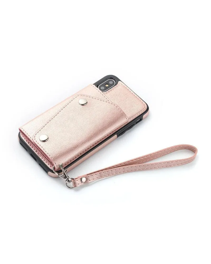 Pink Vegan Leather | Wallet Case