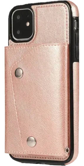 Pink Vegan Leather | Wallet Case