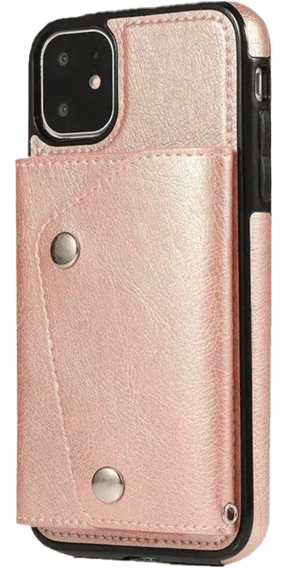 Pink Vegan Leather | Wallet Case