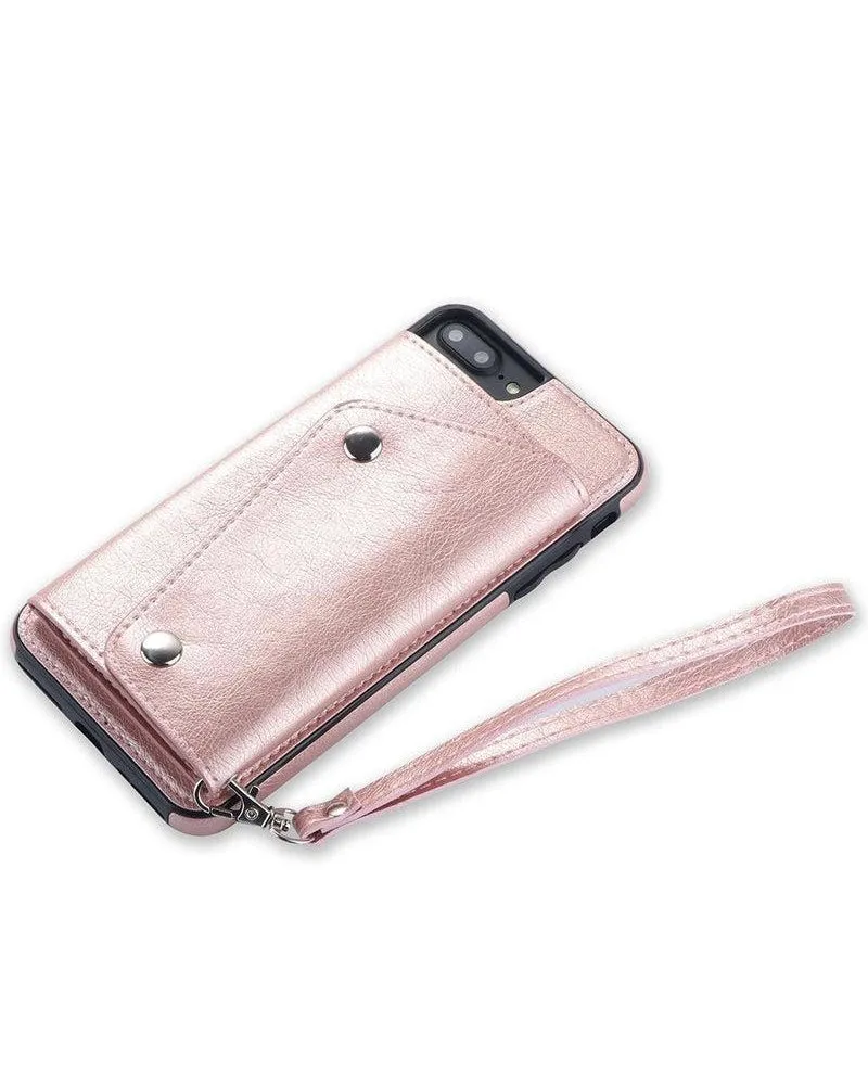 Pink Vegan Leather | Wallet Case