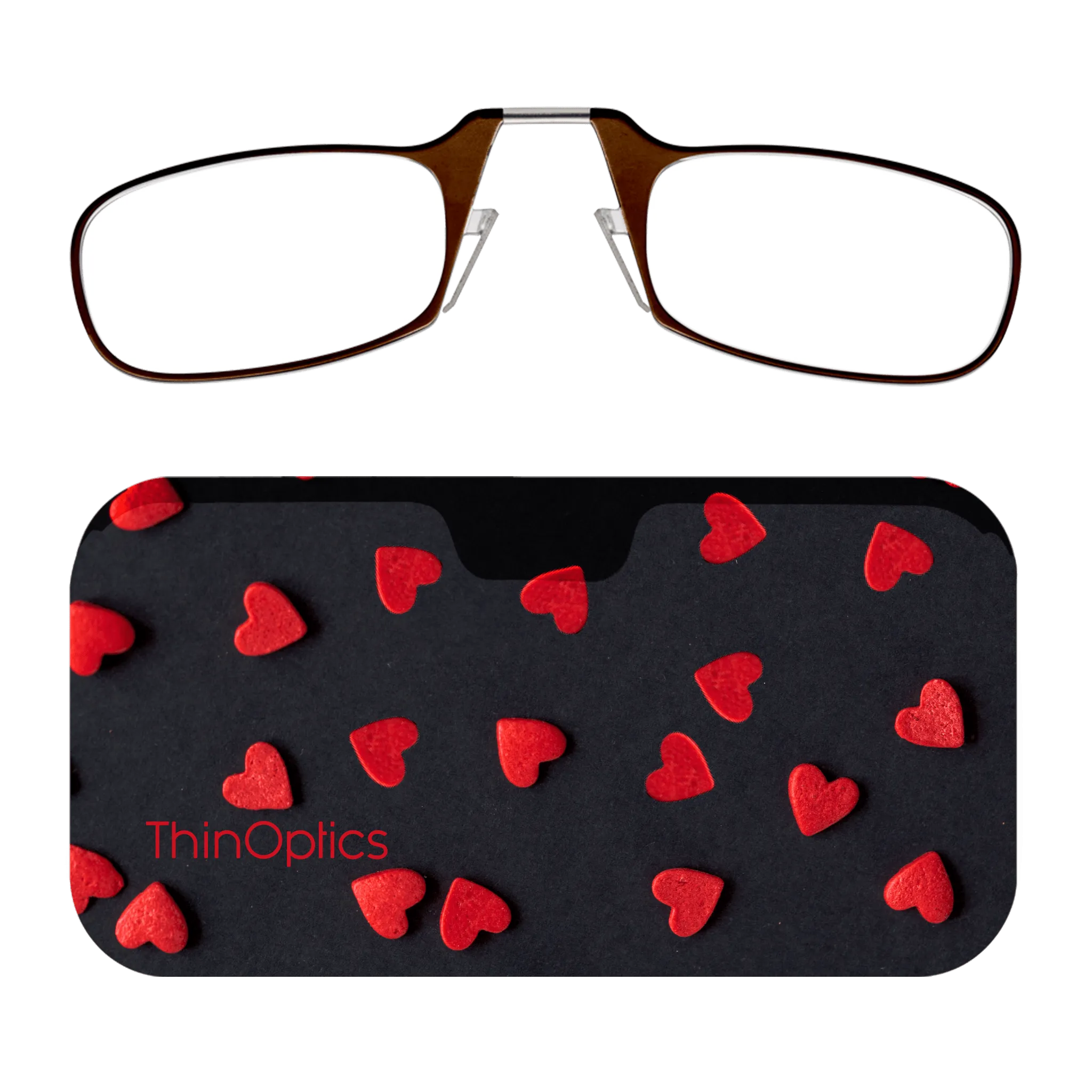 Readers   Red Felt Hearts Universal Pod