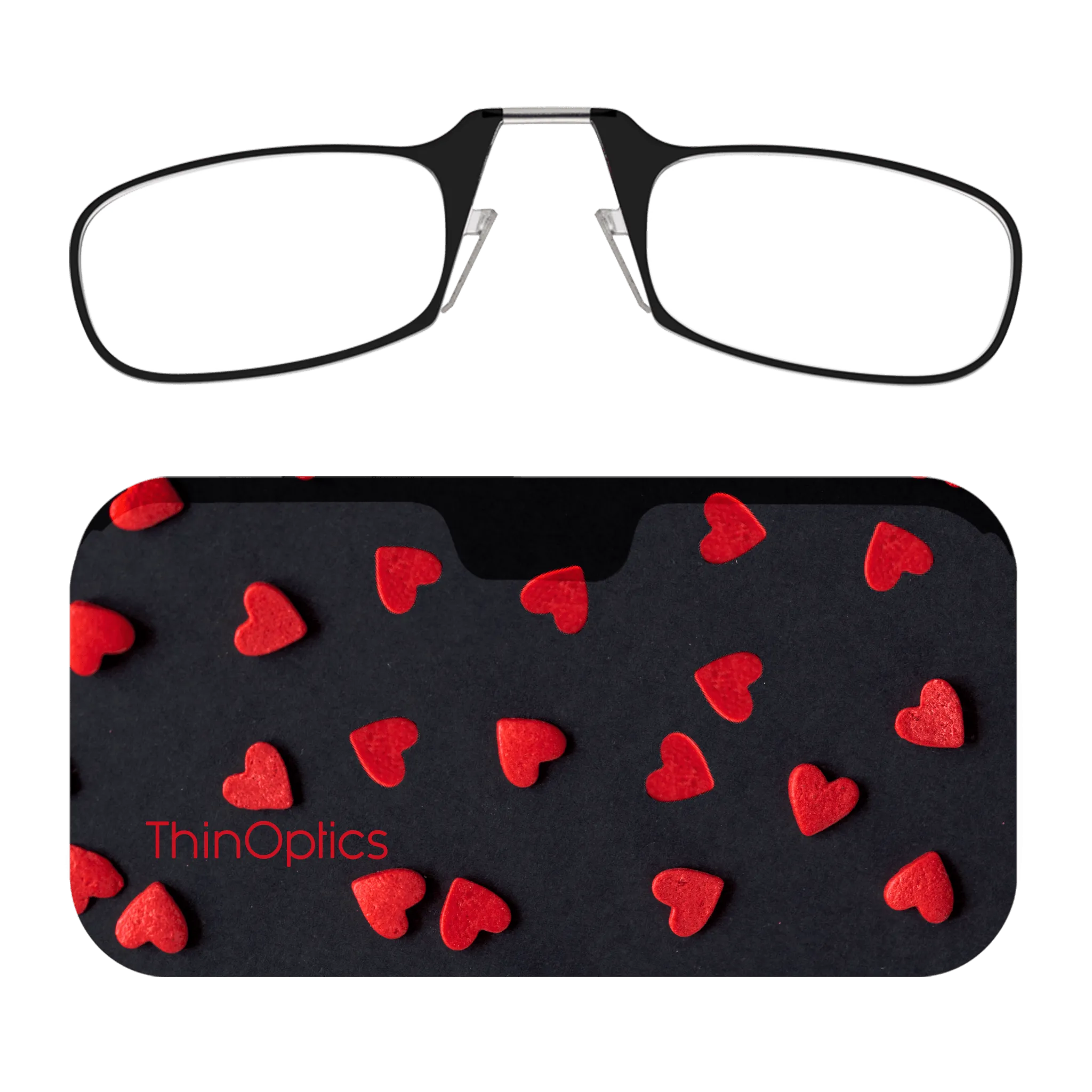 Readers   Red Felt Hearts Universal Pod