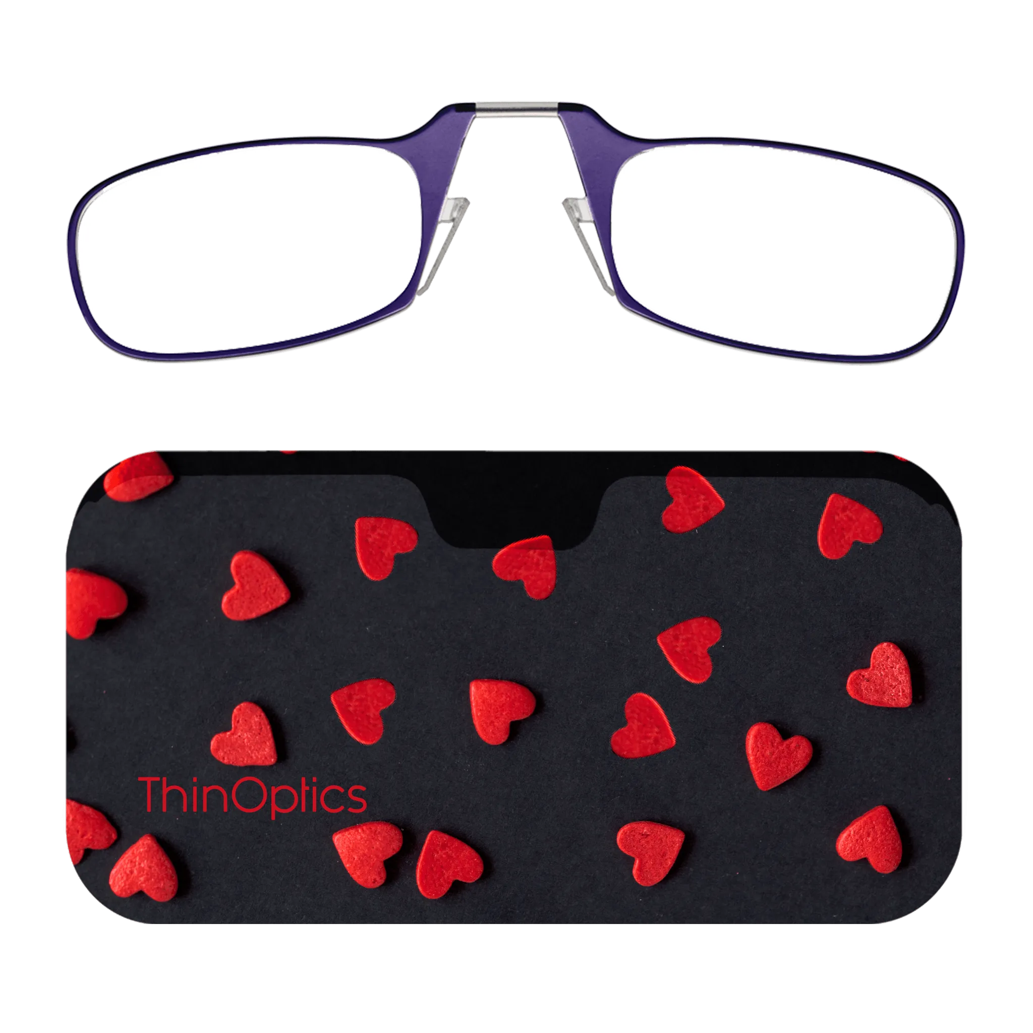 Readers   Red Felt Hearts Universal Pod