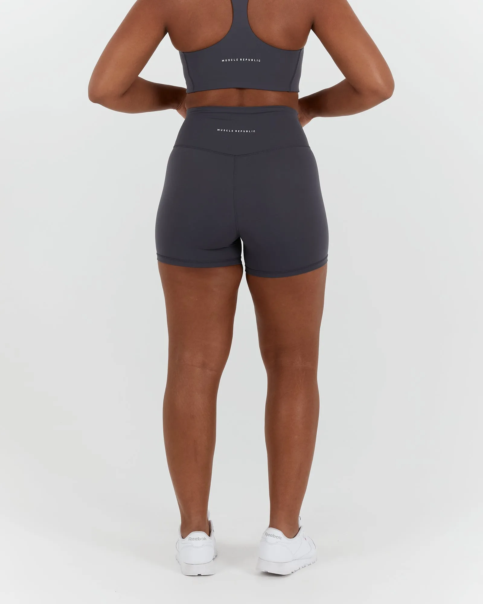 SCULPT MINI SHORTS - EBONY