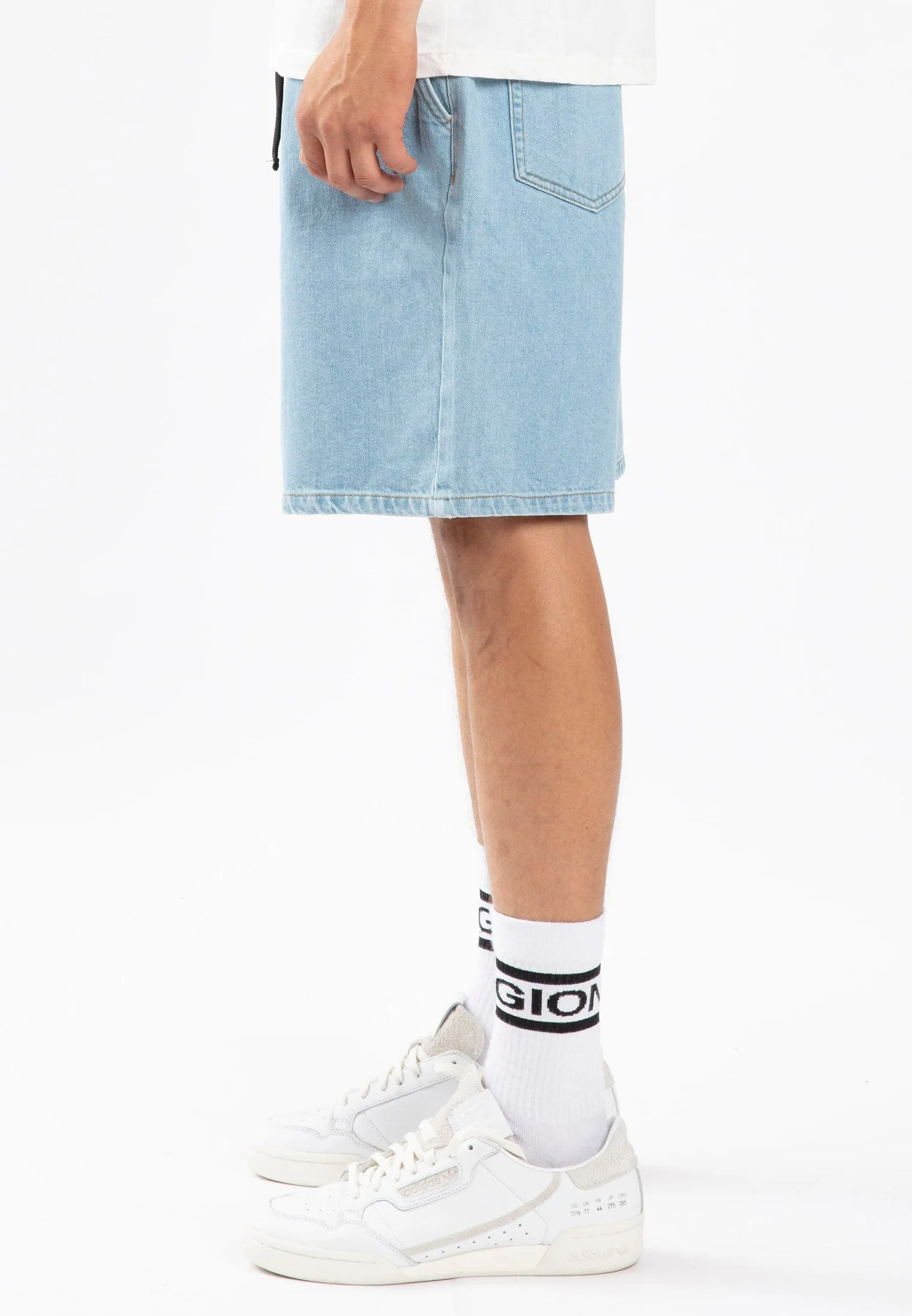 SKATE SHORTS BLUE FADED WASH