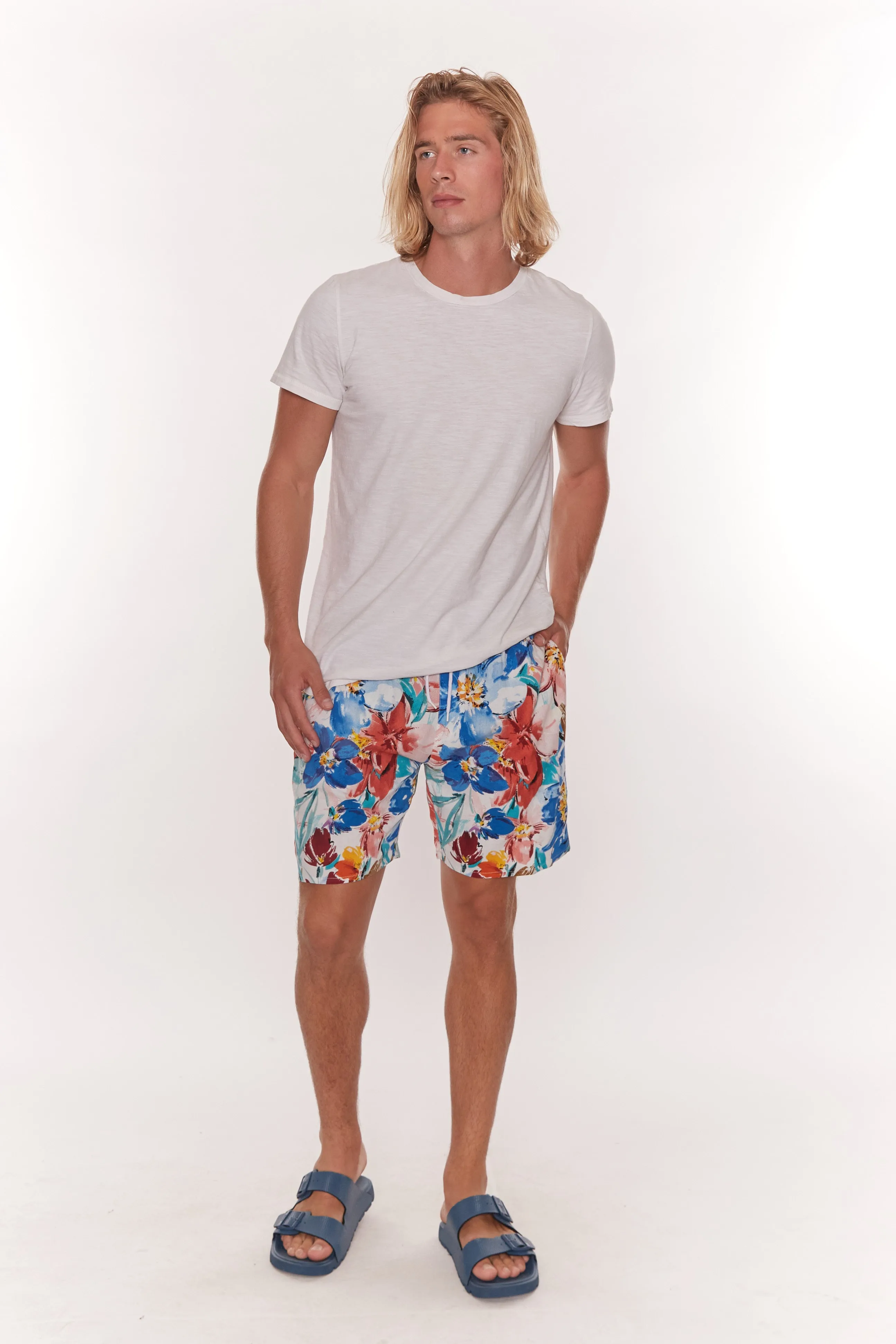 Strongs Drive Floral Print Shorts