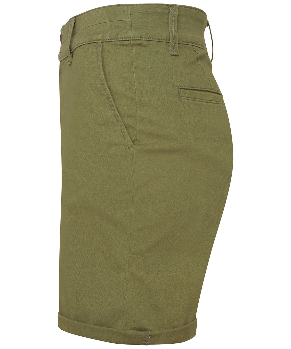 Women's Asquith & Fox Chino Tailored Shorts {R-AQ068}