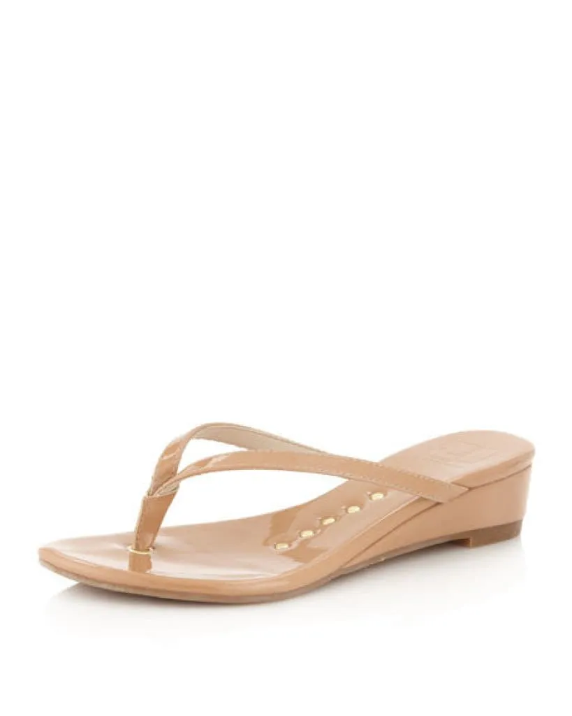 Womens J.LITVACK Negril  Wedge Flip-Flop